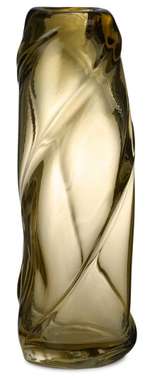ferm LIVING Water Swirl vase Light yellow
