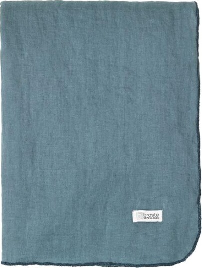 Broste Copenhagen  Gracie duk 160x200 cm pro blue