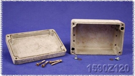 Hammond Electronics 1590Z235GY 335 × 235 × 121 mm Aluminium Grå Kabinett