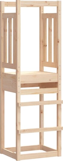 vidaXL Leketårn 53x46,5x169 cm heltre furu