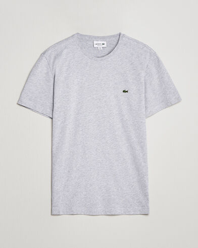 Lacoste Crew Neck T-Shirt Silver Chine Lacoste Crew Neck T-Shirt Silver Chine