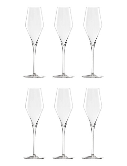 Stölzle Lausitz Champagneglas Quatrophil 29Cl. 6 Stk - Nude - 29 CL