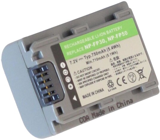 Batteri til Sony NP-FP50
