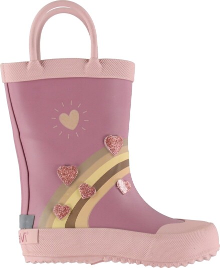 CeLaVi Wellies Rainbow W. Badges Pink 33