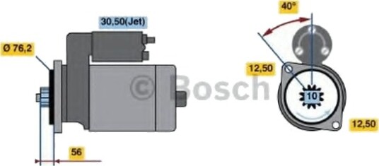 BOSCH 0 986 020 780 Starter BOSCH 0 986 020 780 Starter
