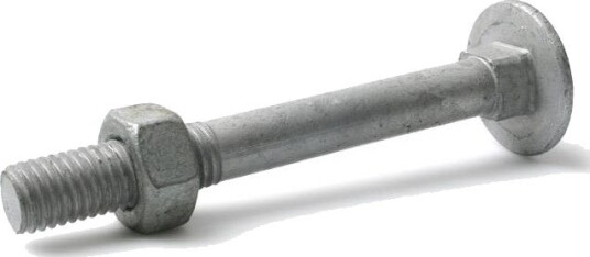 Stafa 0202100132 Vognbolt Med Mutter, M20, Fzv, Mvbf M20 X 160 mm, 10-Pakning