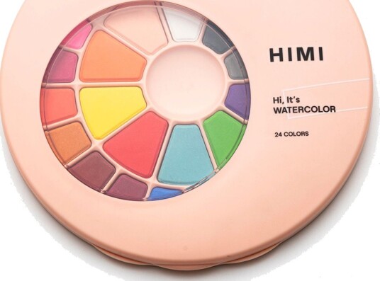 Maleskrin aquarell Himi 24 farger
