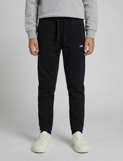 JJ REBEL Jrebgorm Reg Rebel Logo Sw Pant Noos Jnr Black 176