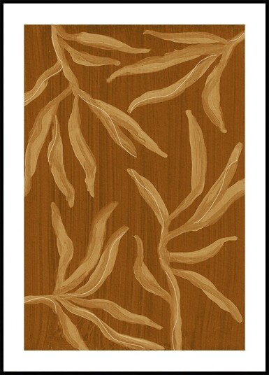 Ghost Fern 2 Sepia Plakat Plakat / 30x40cm Ghost Fern 2 Sepia Plakat Plakat / 30x40cm