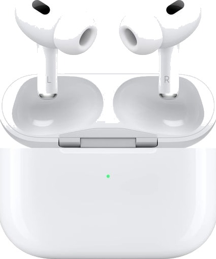Apple AirPods Pro 2 Trådløse Hodetelefoner med MagSafe og Aktiv Støyreduksjon - Hvit