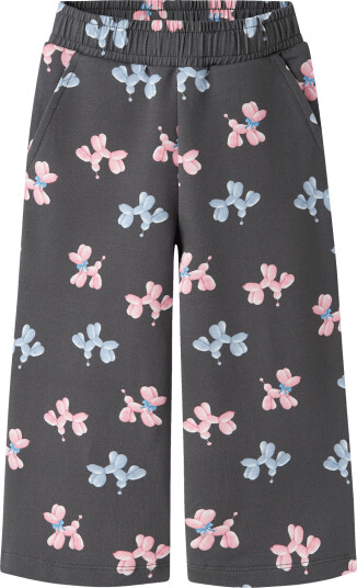Name It Nmfnalas Wide Sweat Pant Bru Grey 110