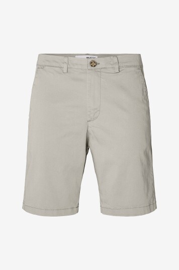 Selected Homme Chinoshorts slhSlim Miles Flex Shorts Grå