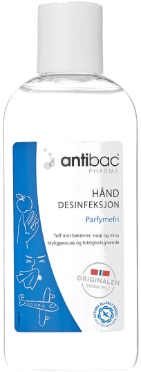 Antibac 85 % Pharma Hånddesinfeksjon 150 ml Antibac 85 % Pharma Hånddesinfeksjon 150 ml