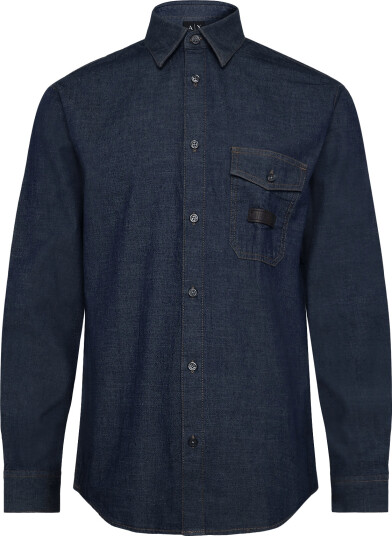 Armani Exchange Shirt Navy M Armani Exchange Shirt Navy M