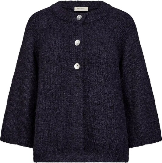 FREE/QUENT Fqgrslulu Cardigan   NIGHTSHADE MELANGE   XXL
