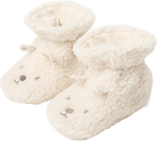 Lindex Footies In Pile - Beige - 6-12