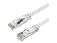 MicroConnect - Koblingskabel - RJ-45 (hann) til RJ-45 (hann) - 7.5 m - 6 mm - S/FTP - CAT 6a - halogenfri, innendørs, formstøpt, uten hindringer - hvit