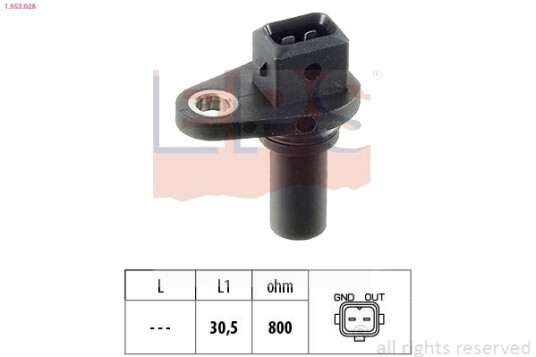 Sensor, turtall EPS 1.953.028