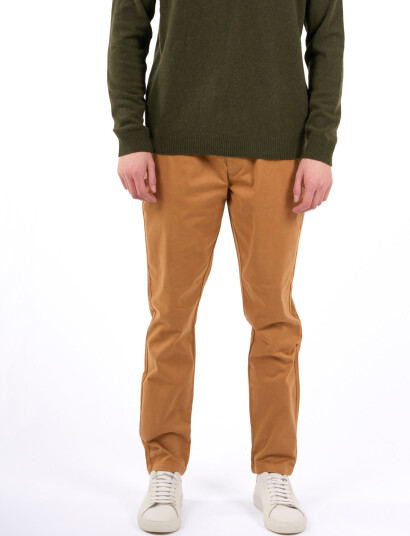 Knowledge Cotton Apparel Luca Slim Chino Pants - Brown - 29 x 34 Knowledge Cotton Apparel Luca Slim Chino Pants - Brown - 29 x 34