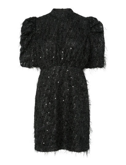 Yas Yasilza 2/4 Sequin Dress Show Black 42