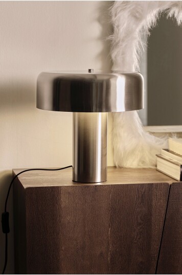 Ellos Home Bordlampe Mush Sølv Ellos Home Bordlampe Mush Sølv