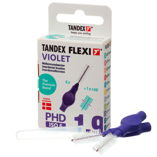 Tandex Flexi Gap børster ISO 6 VIOLET