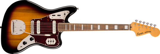Squier Classic Vibe '70s Jaguar 3-Color Sunburst, Il Squier Classic Vibe '70s Jaguar 3-Color Sunburst, Il