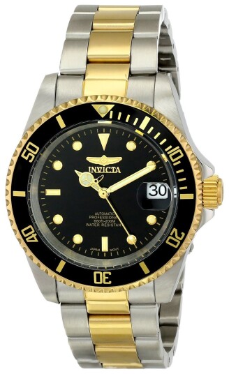Invicta Herreklokke 8927OB Pro Diver Sort/Gulltonet stål Ø40 mm Invicta Herreklokke 8927OB Pro Diver Sort/Gulltonet stål Ø40 mm