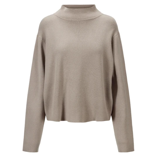 Iben Dame Strikkevarer Beige M Iben Dame Strikkevarer Beige M