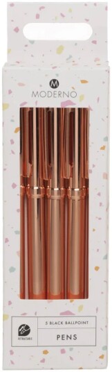 Kulepenn Rosegull 5 pk Moderno Kulepenn Rosegull 5 pk Moderno