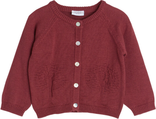 Hust and Claire Cleo Cardigan Purple fig (74 / 9 mnd)