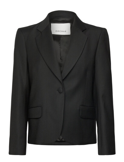 House Of Dagmar Short Pleated Blazer - Black - 42