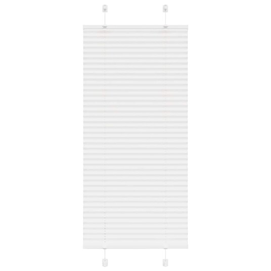 plisségardin Hvit 65x150 cm Stoff Bredde 64,4 Polyester