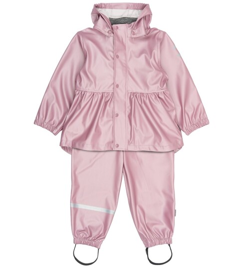 Mikk line Regntøy m. Seler   PU   Metallic   Mauve Skygger   Mikk line   4 år 104   Regntøy   Lilla