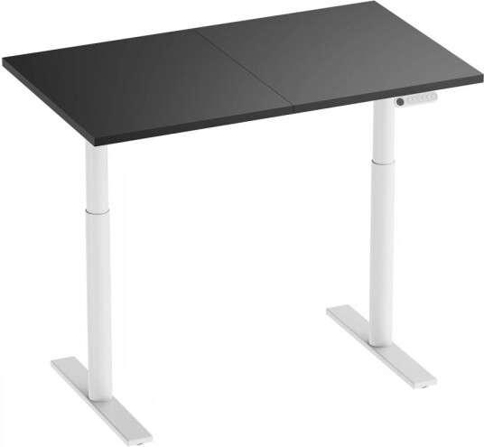 Maxmount Premium Skrivebord Hev Og Senkbart 1200x700mm Elektrisk - Hvit/svart Maxmount Premium Skrivebord Hev Og Senkbart 1200x700mm Elektrisk - Hvit/svart
