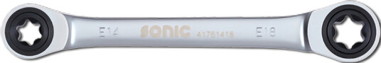 Sonic Skrallenøkkel Rett Utvendig Torx E6xe8