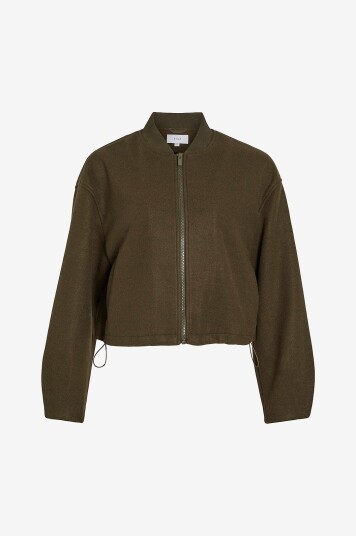 Vila   Jakke viJuice Loose L/S Bomber/ka   Grønn