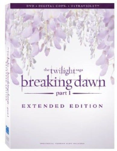 Twilight Saga: Breaking Dawn Part 1 extended DVD