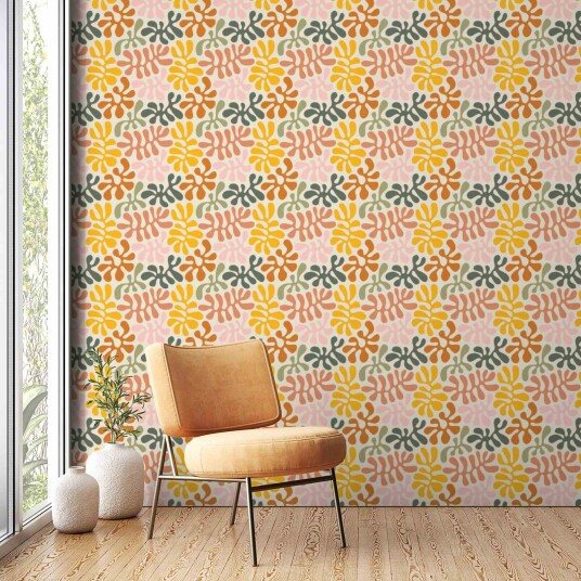 Namly Design Tapet Retro Botaniske Mønstre WPPRDPCUBC