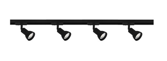 Link Munin 1,8 meter spottskinne med 4 spotter - Svart