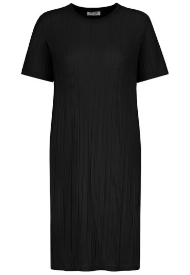 Sublevel Middellang kjole   JERSEY PLISSEE KJOLE   S til XL   Damer   svart
