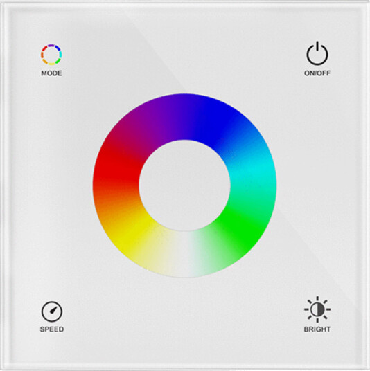Ledlife LEDlife rWave RGB kontroller for vegg 12V 24V Ledlife LEDlife rWave RGB kontroller for vegg 12V 24V