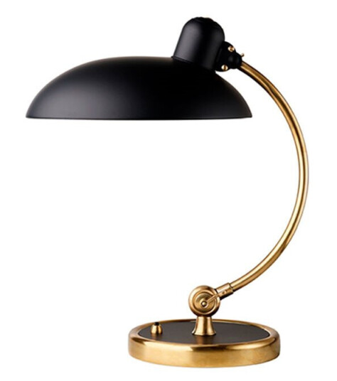 Fritz Hansen Kaiser Idell 6631 Luxus Bordlampe Matt Sort & Messing - Special Edition Fritz Hansen Kaiser Idell 6631 Luxus Bordlampe Matt Sort & Messing - Special Edition