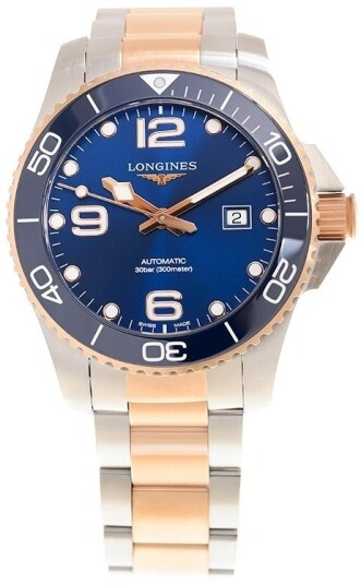 Longines Herreklokke L3.782.3.98.7 HydroConquest Blå/Stål Ø43 mm