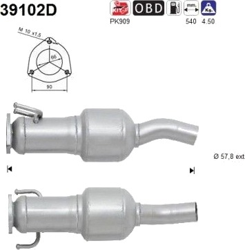 Katalysator AS 39102D