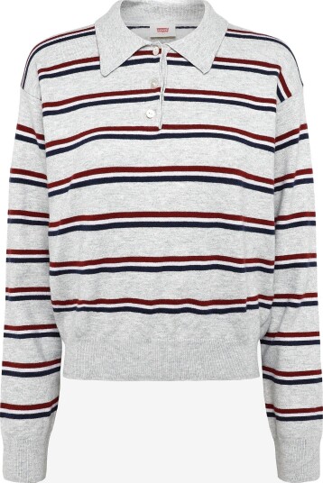 Levi"s® Super Soft Ls Polo Jade Stripe   MULTI COLOR   XS