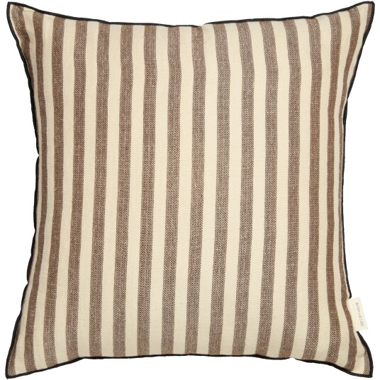 Outline Stripe Pute 50x50 cm Mørkebrun