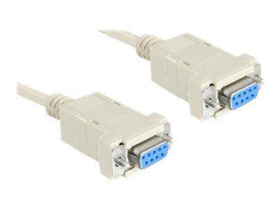 Delock null modem-kabel - DB-9 til DB-9 - 3 m