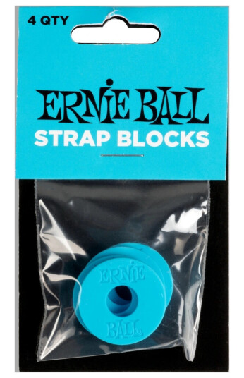 Ernie Ball EB-5619 Strap Blocks Blå 4 pc