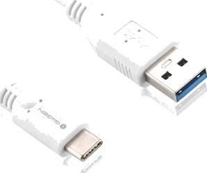 Usb-Kabel Gogen Usb-A Usb-C 1 M Hvit